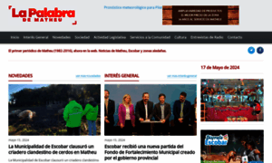 Lapalabradematheu.com.ar thumbnail