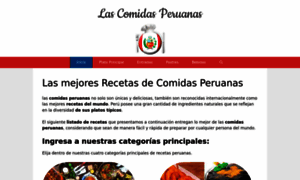 Lascomidasperuanas.com thumbnail