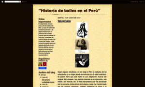 Lasdanzasenelperu.blogspot.com thumbnail