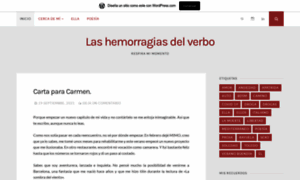 Lashemorragiasdelverbo.wordpress.com thumbnail