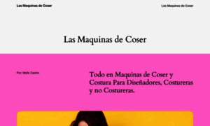 Lasmaquinasdecoser.com thumbnail