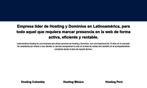 Latinoamericahosting.com thumbnail