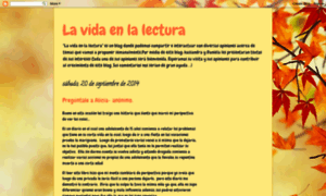 Lavidaenlalectura.blogspot.com thumbnail
