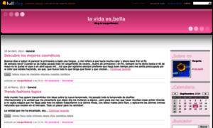 Lavidaesbella.fullblog.com thumbnail