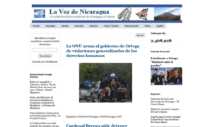 Lavozdenicaragua.blogspot.com thumbnail