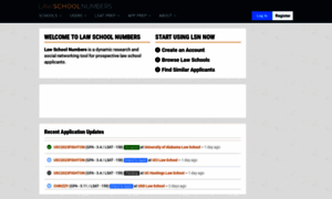 Lawschoolnumbers.com thumbnail