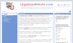 Legalizarmiauto.com thumbnail