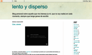 Lentoydisperso.com thumbnail