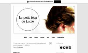 Lepetitblogdelucie.wordpress.com thumbnail