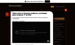 Letraconletra.wordpress.com thumbnail