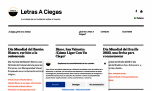 Letrasaciegas.com thumbnail