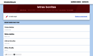 Letrasbonitas.pro thumbnail
