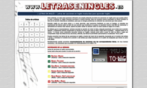 Letraseningles.es thumbnail