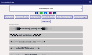 Letrasgoticas.com thumbnail