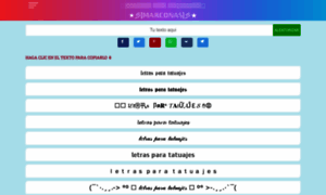 Letrasparatatuajes.com thumbnail