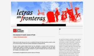 Letrassinfronteras-fce.blogspot.com thumbnail