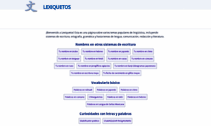 Lexiquetos.org thumbnail