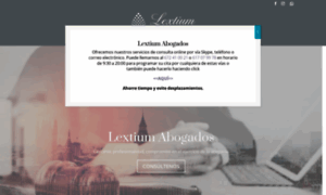 Lextiumabogados.com thumbnail