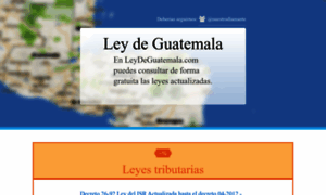 Leydeguatemala.com thumbnail