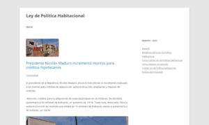 Leydepoliticahabitacional.com thumbnail