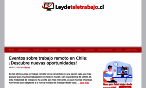Leydeteletrabajo.cl thumbnail