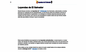Leyendasdeelsalvador.com thumbnail