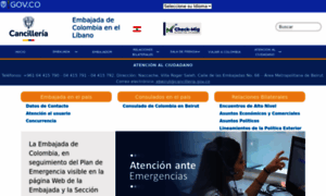 Libano.embajada.gov.co thumbnail