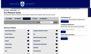 Libguides.slu.edu thumbnail