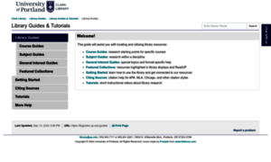 Libguides.up.edu thumbnail