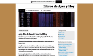 Librosdeayeryhoy.wordpress.com thumbnail