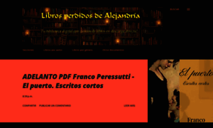 Librosperdidosdealejandria.blogspot.com thumbnail