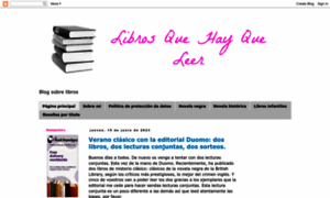 Librosquehayqueleer-laky.blogspot.co.il thumbnail