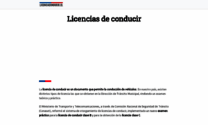 Licenciaconducir.cl thumbnail