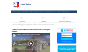 Liceodehuara.webescuela.cl thumbnail