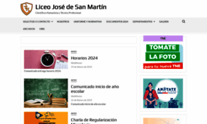 Liceojosedesanmartin.cl thumbnail