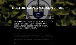 Liceomilitarlosproceres.blogspot.com thumbnail