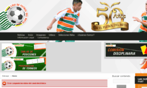Ligadefutboldelmeta.com thumbnail
