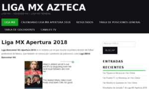 Ligamxazteca.com thumbnail