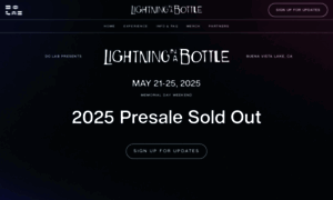 Lightninginabottle.org thumbnail