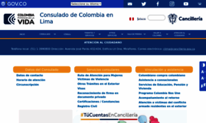 Lima.consulado.gov.co thumbnail