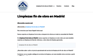 Limpiezafindeobramadrid.com thumbnail