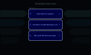 Lincaiservices.com thumbnail