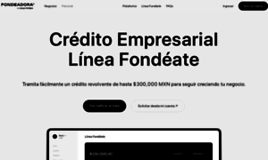 Linea-fondeate-negocios.fondeadora.com thumbnail