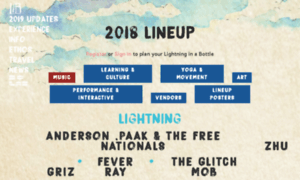 Lineup.lightninginabottle.org thumbnail