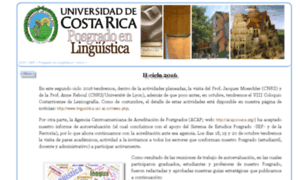 Linguistica.ucr.ac.cr thumbnail