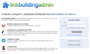 Linkbuildingadmin.com thumbnail