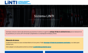 Linti.seguridadvial.gob.ar thumbnail