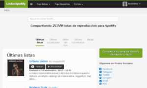 Listasspotify.com thumbnail