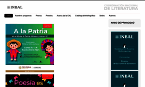 Literatura.bellasartes.gob.mx thumbnail