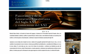 Literaturaecuatoriana.com thumbnail